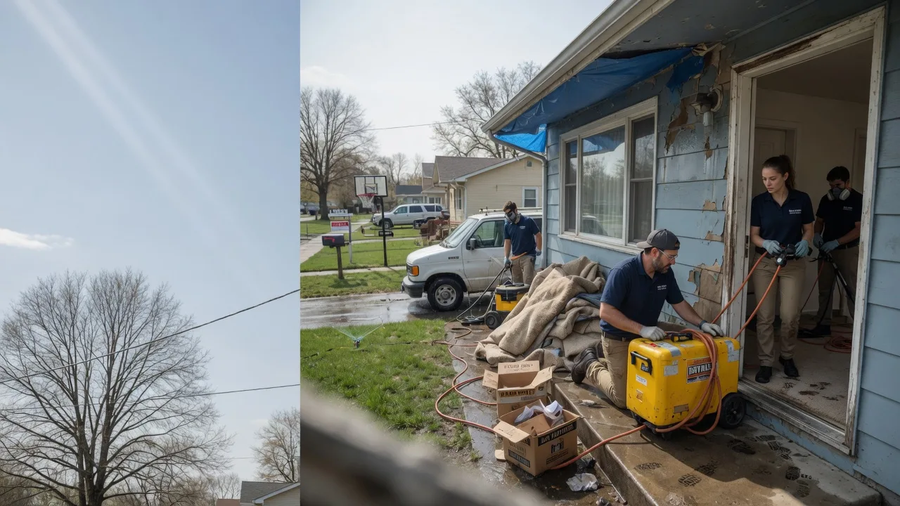 Basement Flood Cleanup in Sharon, WI near me